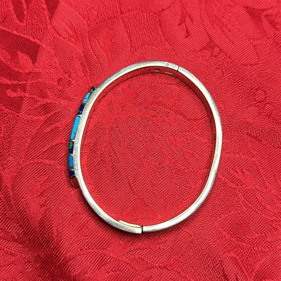 ❤️HOST PICK❤️ Vintage 925 Heavy Solid Sterling Silver Bangle - Picture 6 of 14